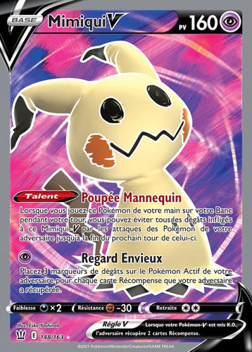 Mimiqui V Full Art 148/163 - EB05 Styles de Combat - POKEMON FR - PokéSquad